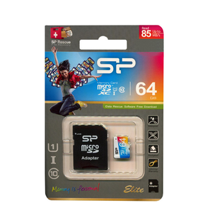 Silicon Power Micro SD 64GB U1 C10