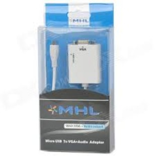 تبدیل MicroUSB به VGA با خروجی صدا