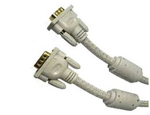 کابل SVGA فرانت دو سر زغال دار با روکش نایلون 15 متری