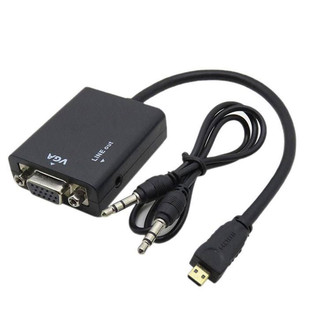 تبدیل MICRO HDMI به VGA همراه با کابل خروجی صدا