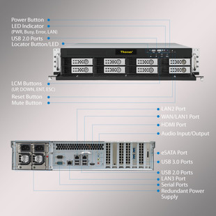Network Storage Thecus Rackmont NAS N8900