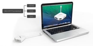 مبدل Mini DisplayPort به VGA/HDMI/DVI اوريکو DMP-HDV3