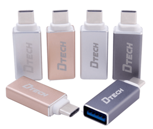 مبدل Type-C به USB-3 دیتک مدل Dtech DT-T0001A Type-c to USB-3 Converter