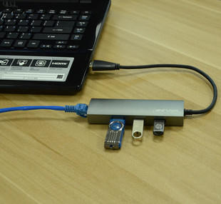 Wavlink WL-UH3031G هاب و تبدیل USB 3.0 به LAN ویولینک مدل UH3031G