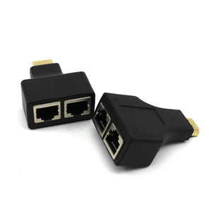مبدل افزایش طول HDMI مدل enet بسته ی دو عددی