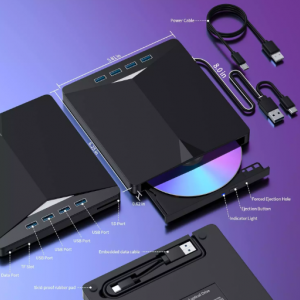 خرید و قیمت درایو DVD اکسترنال ایده مدل External DVD Drive Super Slim