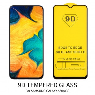 محافظ صفحه نمایش مدل 9D مناسب برای گوشی موبایل سامسونگ Galaxy A50