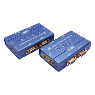سوییچ KVM چهار پورت کی نت پلاس مدل Auto USB