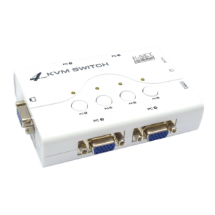سوییچ KVM چهار پورت کی نت پلاس مدل Auto Ps2
