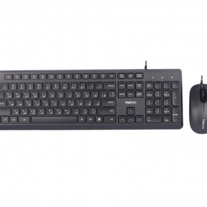 کیبورد و ماوس با سیم هترون مدل HKC215