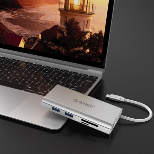 هاب 8 پورت USB-C اوریکو مدل ADS3