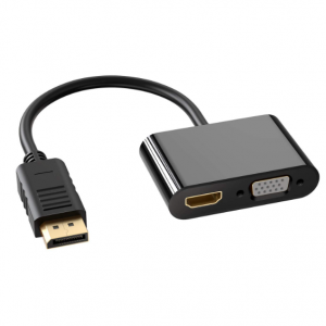 تبدیل Display به HDMI/VGA (کالای نو با بستهبندی آسیبدیده)