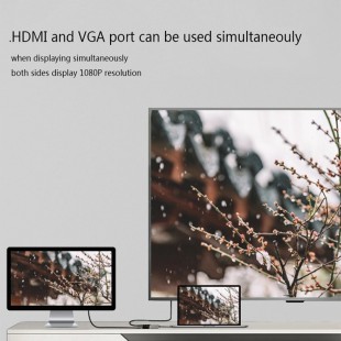 تبدیل USB 3.0 به VGA و HِDMI