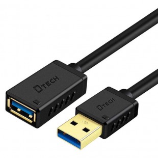 کابل افزایش طول USB3.0 دیتک مدل DT-CU0302 طول 1.5 متر