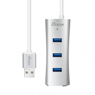 قیمت هاب چهار پورت Type-C به USB3.0 و LAN دیتک مدل DT-304