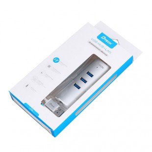 DTECH DT-304 USB 3.0 TO 3-port USB 3.0 with Ethernet port HUB