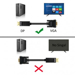 کابل تبدیل Display به VGA دیتک مدل DT-CU0307 طول 1.8 متر