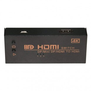 سوئیچ HDMI و Display و Mini Display به HDMI اونتن مدل OTN-7589 برای تلویزیون های HD و لپ تاپ