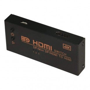 سوئیچ HDMI و Display و Mini Display به HDMI اونتن مدل OTN-7589 برای تلویزیون های HD و لپ تاپ