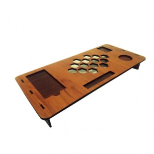 زیر مانیتور چوبی مناسب برای مانیتور و لپ تاپ