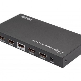 توسعه دهنده 1 به 4 HDMI لنکنگ مدل LKV314E با کیفیت 4K و 2K