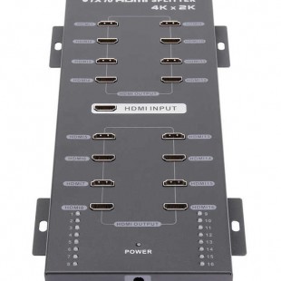 اسپلیتر 1 به 16 HDMI لنکنگ مدل LKV316A باکیفیت  4K و 2K