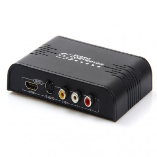 مبدل AV و S-Video به HDMI لنکنگ مدل LKV363A همراه با صدای استریو