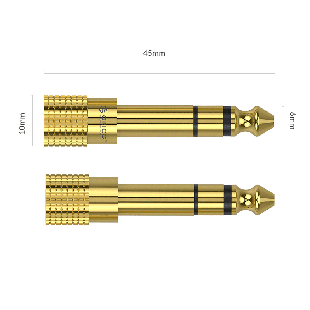 ORICO AM-DTS 6.35mm(M) to 3.5mm(F) Audio Connector Adapter