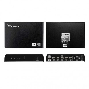 سوئیچ 5 پورت HDMI لنکنگ مدل LKV501HDR-V2.0 با کیفیت (۴KX2K@60Hz (HDR