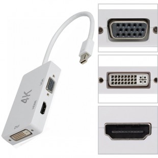 فروش تبدیل Mini DisplayPort به VGA/HDMI/DVI اونتن مدل OT-3245