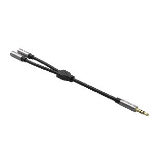 2 in 1 3.5mm M to F AUX Audio Cable