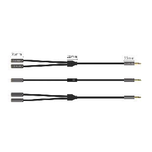 ORICO AM-2F2 2 in 1 3.5mm M to F AUX Audio Cable