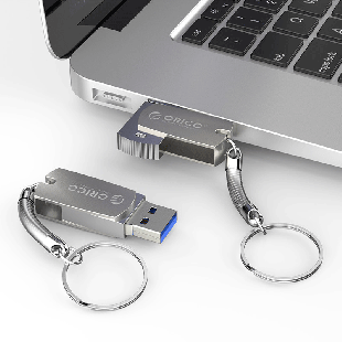 ORICO JS64 USB3.0 Zinc Alloy Flash Drive with Key Ring 64G