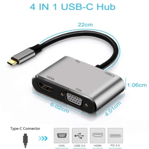 خرید بهترین هاب 4 پورت tYPE-C با بهترین قیمت