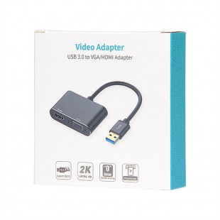 تبدیل USB3.0 به HDMI و VGA اونتن مدل OT-5201B برای ویندوز