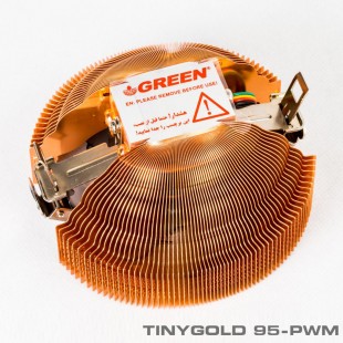 سیستم خنک کننده بادی گرین مدل Tiny Gold 95 PWM