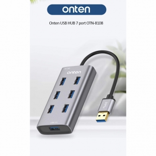 هاب 7 پورت USB 3.0 اونتن مدل OTN-8108