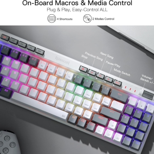 کیبورد مکانیکال گیمینگ ردراگون K655 RGB