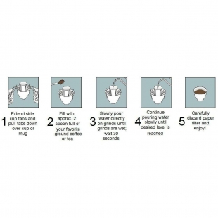 فیلتر چای و قهوه و دمنوش یک بار مصرف بسته 1000 عددی