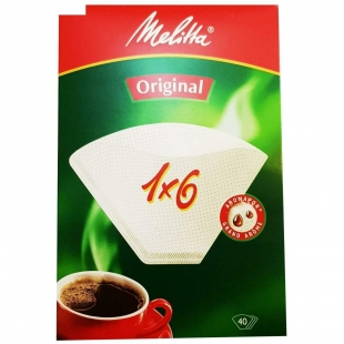 فیلتر قهوه ملیتا مدل V60 بسته 40 عددی