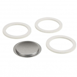 فیلتر و واشر  قهوه جوش بیالتی مدل BF6  مجموعه 4 عددی