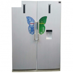 یخچال و فریزر دو قلو تکنو چیف مدل 6065-20F