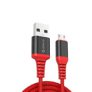 کابل تبدیل USB به لایتنینگ اوریکو مدل LTK-10-RD طول 1 متر