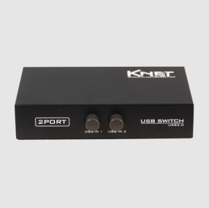 سوئیچ دستی ۲ پورت USB کی نت مدل Knet K-S312