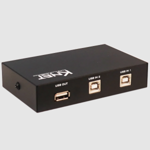 سوئیچ دستی ۲ پورت USB کی نت مدل Knet K-S312