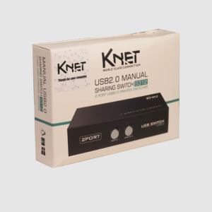 سوئیچ دستی ۲ پورت USB کی نت مدل Knet K-S312