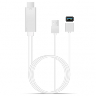 کابل تبدیل مادگی USB به HDMI میراسکرین مدل L6M-2M