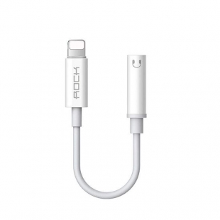 تبدیل لایتنینگ به جک 3.5 میلی متری راک مدل RCB0665