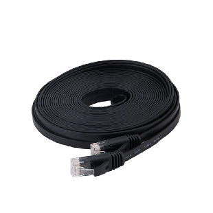 کابل شبکه پچ کورد Cat 6 تخت بافو 10 متری