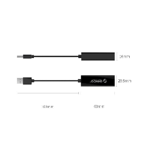 مبدل USB2.0 به پورت شبکه اوریکو مدل UTJ-U2